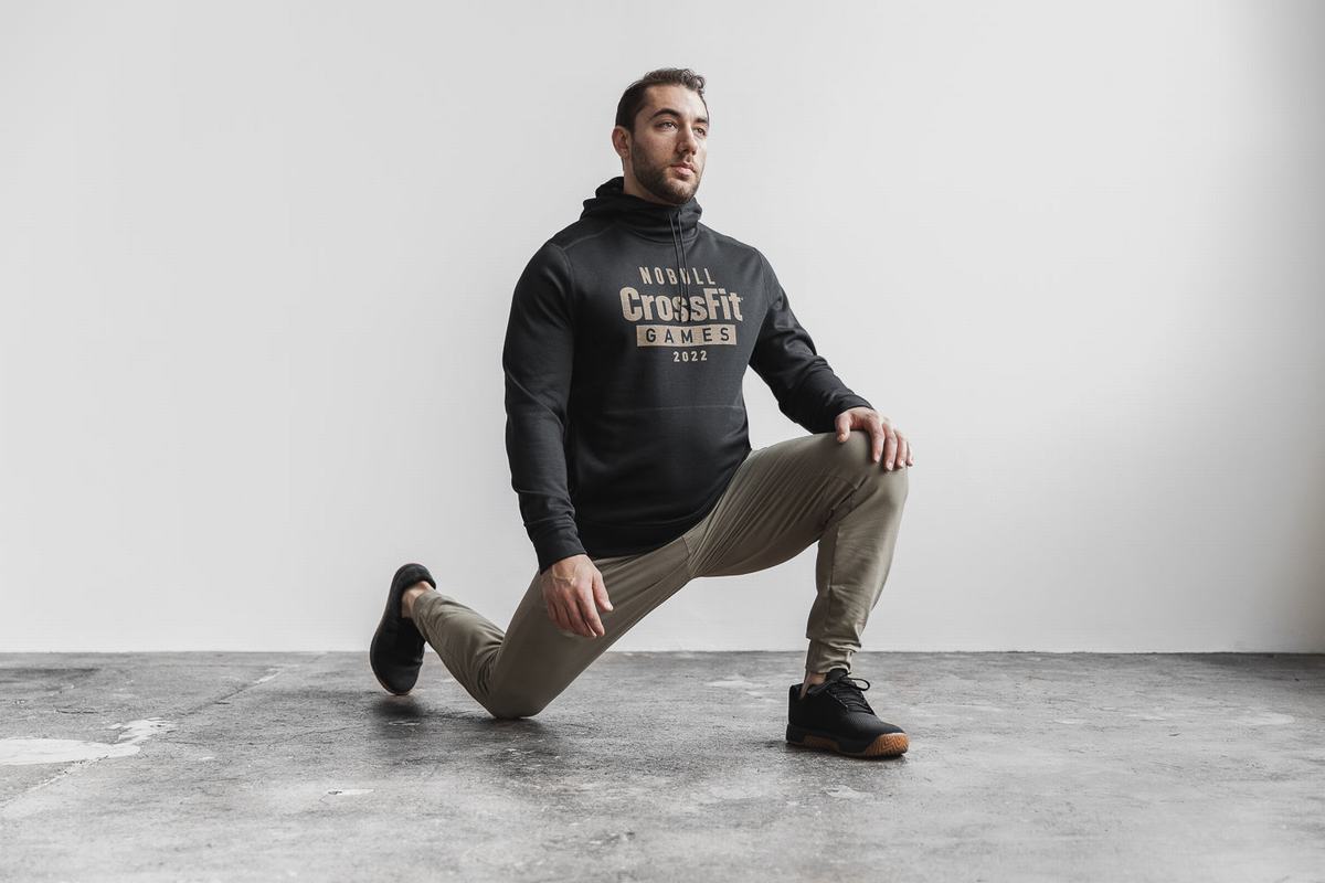 Nobull Crossfit Games® 2022 Men's Hoodie Black | Australia (QC9137)